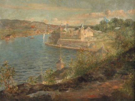 Oscar Frans Stenvall, "Paesaggio svedese"
Vista da