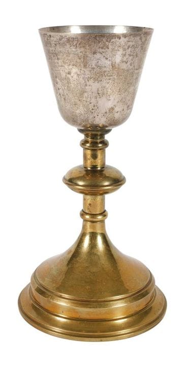 Calice de messe avec coupelle en argent
vers 1930/