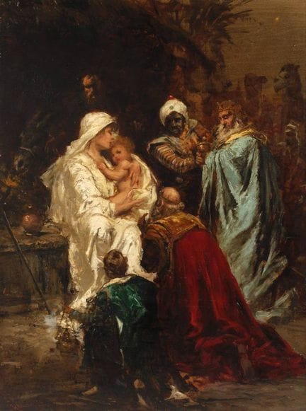 László Neogrády, L’Adorazione dei Magi
davanti all