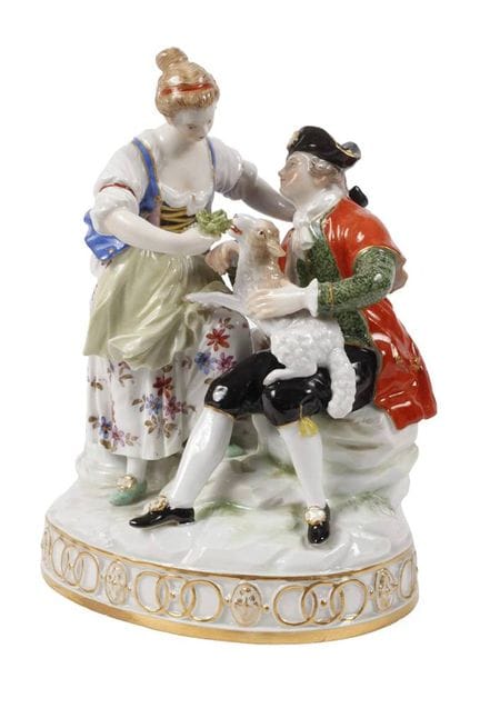 Meissen « Groupe de bergers »
CrÉation de Michel V