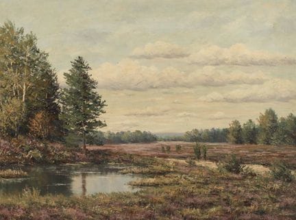 Richard Riemer, Paesaggio di brughiera
ampio paesa