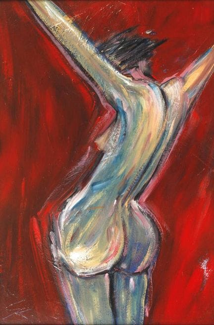 Gerold Kratzsch, "Rita" 
nudo femminile leggerment