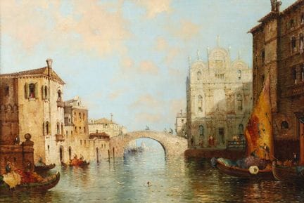 Arthur Joseph Meadows, Scena veneziana
vista dal c