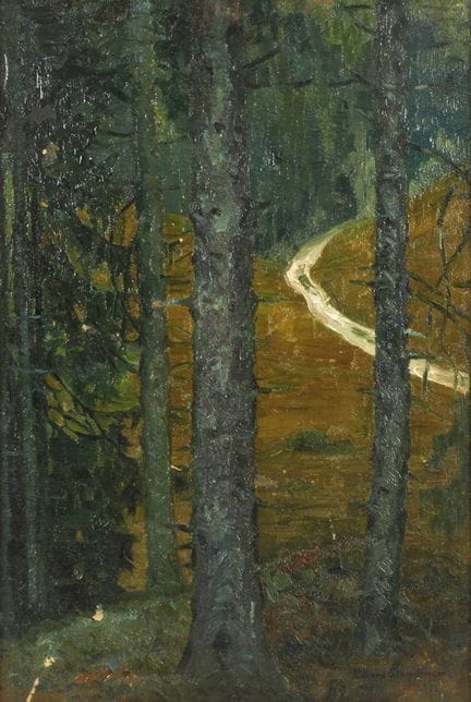 Eduard Staudinger, Sentiero del bosco autunnale
Ve