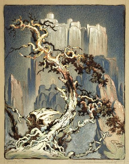 Richard Naumann-Coschütz, Grahlsburg 
castillo que