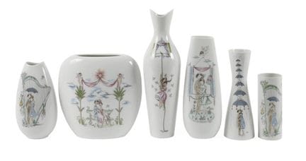 Ensemble de vases décoratifs Rosenthal « Les Amour