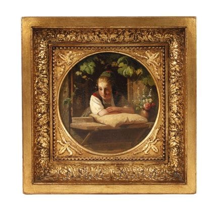 Jakob Hoff, atribuido, «Muchacha de Schwalm»
Joven