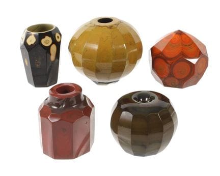 Cinq vases en verre de pierre « Studioglas »
inter