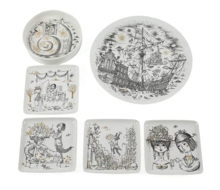 Ensemble de porcelaine décorative Rosenthal « Les 