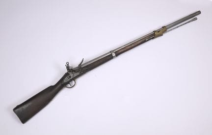 Moschettone con asta modello 1763
Canna rotonda. P
