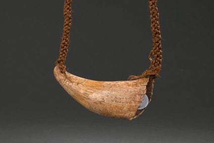 Collier traditionnel honorifique fidjien dit tabua