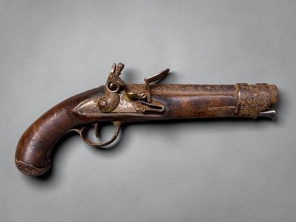 Pistola rivoluzionaria, modello AN II
Canna rotond