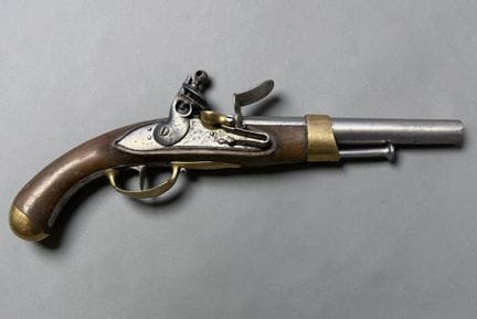 Pistola da bordo, modello 1786
Canna rotonda. Piat
