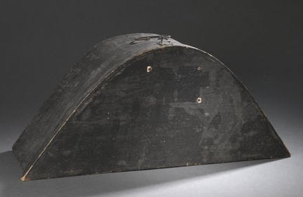 Set: box for a bicorne hat, cartridge pouch band, 