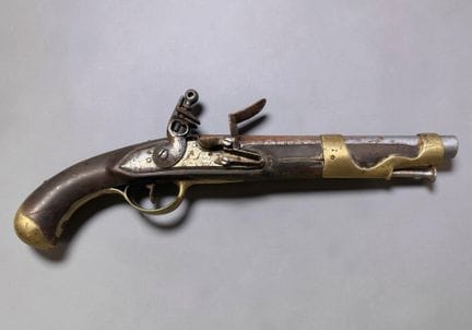 Pistola da sella, modello 1763-66, fabbricata nel 