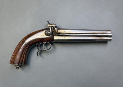 Pistola civile di Saint-Étienne, a doppia canna, a