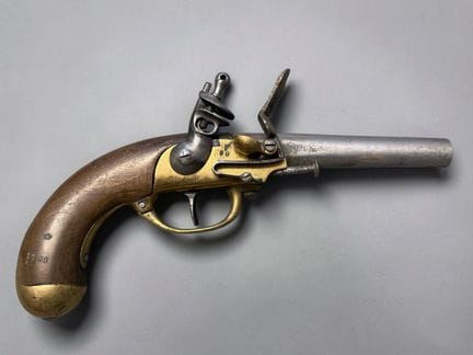 Pistola da sella, modello 1777
Canna rotonda, con 