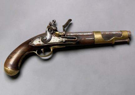 Pistola da sella, modello 1763-66, fabbricata nel 