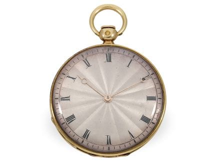 Taschenuhr: sehr seltene Damenuhr von Breguet, ca.
