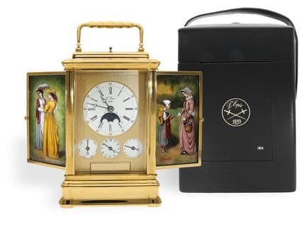 Äußerst rare Offiziers-Reiseuhr, L"EPÉE "LA CENT C