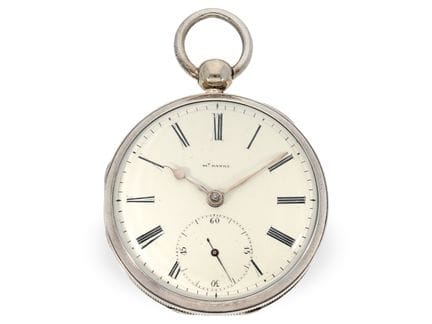 Taschenuhr:extrem rare Doppelrad-Debaufre Hemmung,