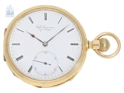 Taschenuhr: eine der frühesten bekannten Jules Jür