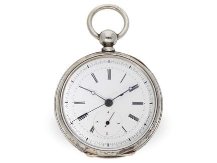 Taschenuhr: außergewöhnliche, technisch interessan