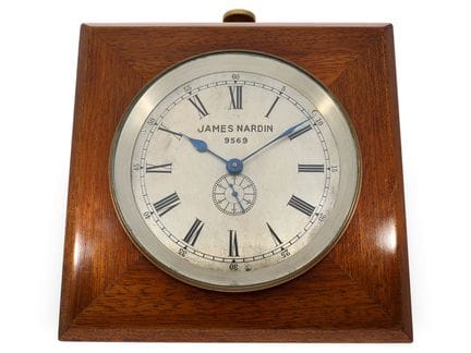 Ungewöhnliches Desk-Chronometer um 1870, James Nar