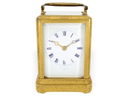 Reiseuhr: kleine Paul Garnier Reiseuhr mit Selbsts
