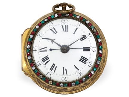 Kutschenuhr/Karossenuhr: frühe Prunk-Karossenuhr f
