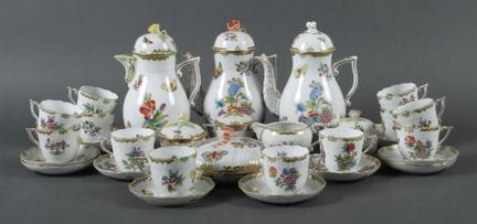 "Queen Victoria" coffee service for twelve people,