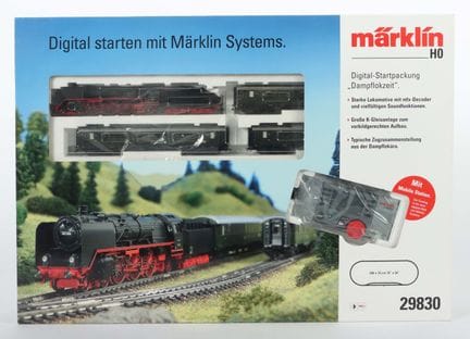 Startpackung ''Dampflokzeit'' Märklin, Spur H0, Nr
