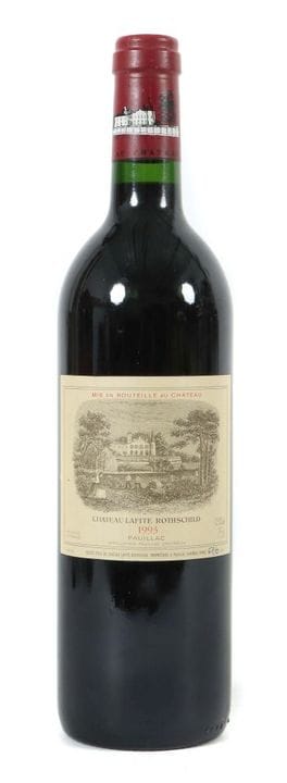1 bottle of red wine, Château Lafite Rothschild 19
