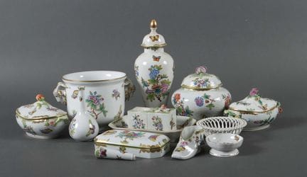 "Queen Victoria" tableware set, Herend, Hungary, 2