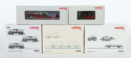 Lot de modèles réduits de trains Märklin, échelle 