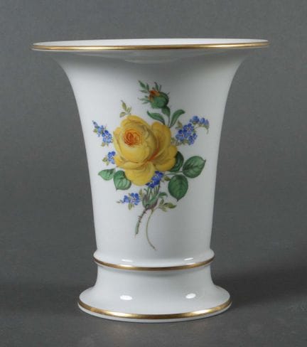 Crater vase with floral design, Meissen, after 193