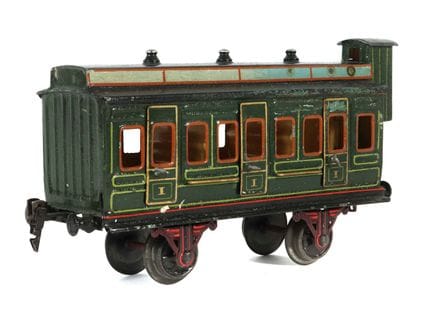 Abteilwagen Märklin, uralt, Spur 1, 1866, BZ 1906-