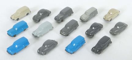 14 Modelle Wiking, M: 1:87, 5 x Opel Olympia Rekor