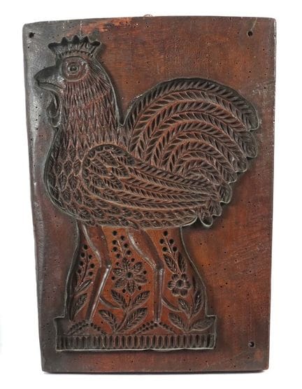 18th/19th-century model, fruitwood, rectangular mo