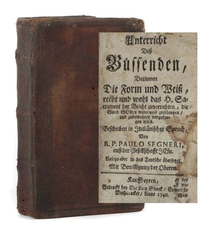 Segneri, Paolo, « Enseignement pour le pénitent »,