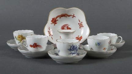Meissen tableware set, 20th century. Consisting of
