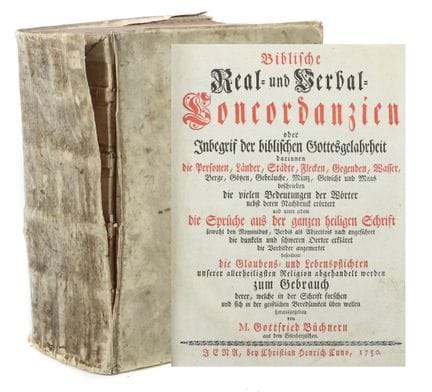 Büchnern, M. Gottfried (éd.) Concordances biblique
