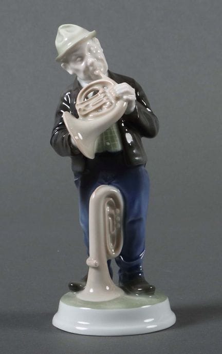 "French Horn Player" by Karl Himmelstoß (design), 