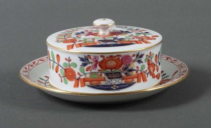 Butter dish “Tischchenmuster” Meissen, 19th centur