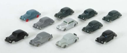 11 Mercedes Modelle Wiking, M: 1:87, unverglast, M