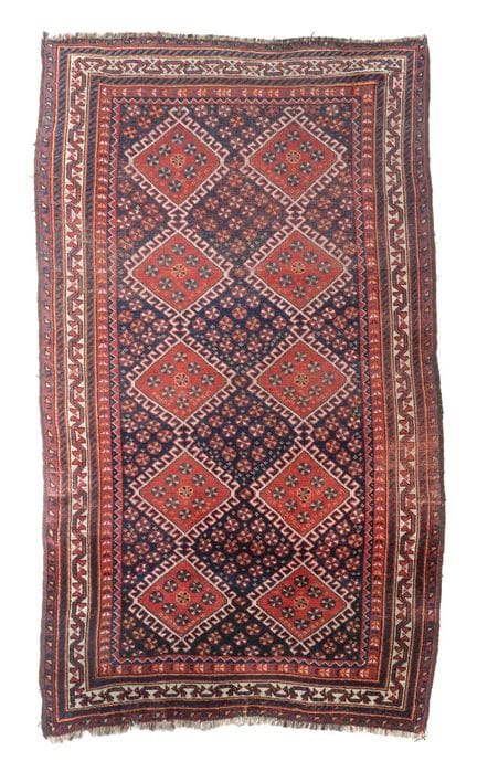 Luri mit Rautenmedaillons Persien, um 1930, Wolle 