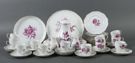 Mocha set for twelve people, Ludwigsburg, 20th cen