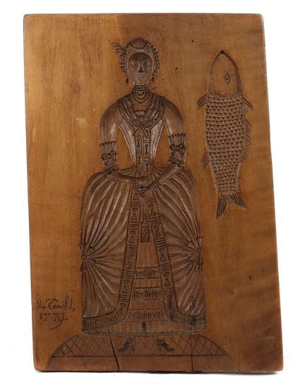 Large model, 18th/19th century, fruitwood; tall, r