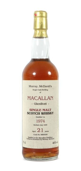 1 bottle of 1974 Macallan - Glenlivet Single Malt 