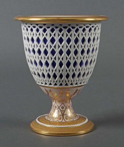 Sugar bowl with insert by Johann Carl Friedrich Ri